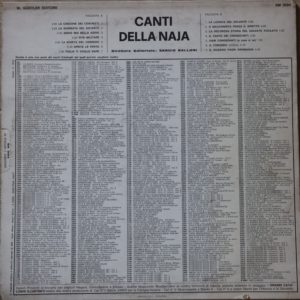 I CANTI DELLA NAJA - 1969