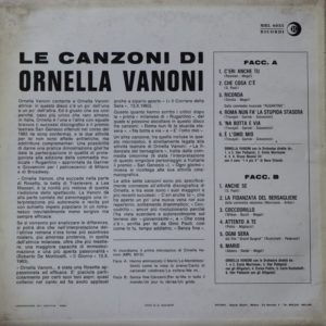 ORNELLA VANONI - Le Canzoni - 27/11/63
