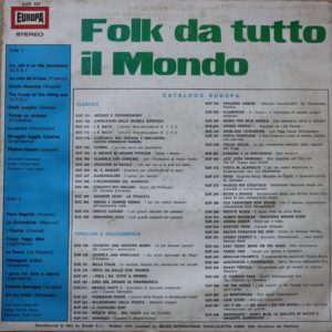 YVONNE CARRE' - Folk da tutto il mondo - 1972