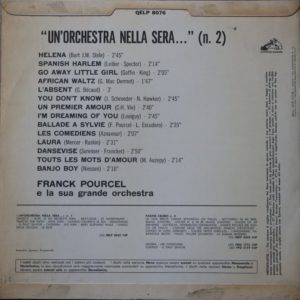 FRANCK POURCEL - Un'orchestra nella sera n° 2 - 18/06/63