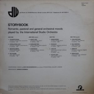 INTERNATIONAL STUDIO ORCHESTRA - Storybook - 1980