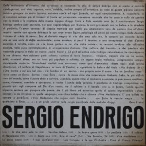 SERGIO ENDRIGO - 1962