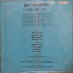 GIPO FARASSINO - Turin bel cheur - 04/09/79