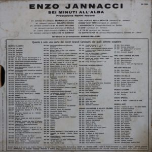 JANNACCI - Sei minuti all'alba - 1971