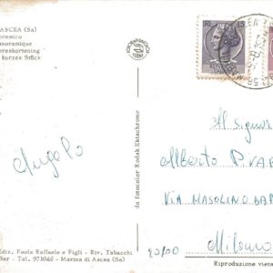 MARINA DI ASCEA - Scorcio Panoramico - 08/08/74