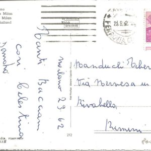MILANO - Vedute - 23/08/62