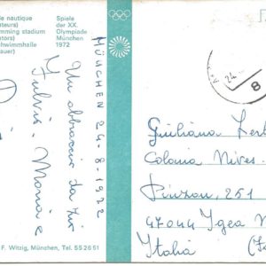 MONACO - Swimming Stadium - 24/08/72