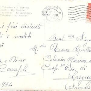 TORINO - Parco del Valentino e il Monviso - 30/08/54