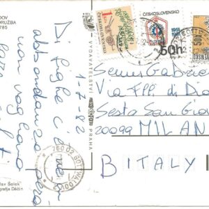 GOTTWALDOV - Hotel Druzba - 01/07/82