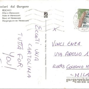 PESCHICI - Alba a Manaccora - 08/08/85
