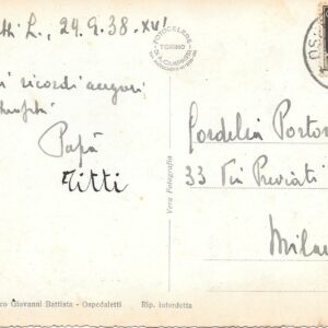 OSPEDALETTI - Villa Aurelia - 24/09/38