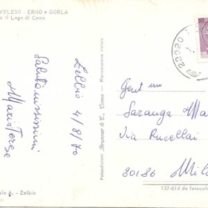LAGO DI COMO - Zelbio, Velesio, Erno e Gorla - 04/08/70