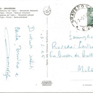 GRAVEDONA - Chiesa della "Madonna del Tiglio" - 07/05/66