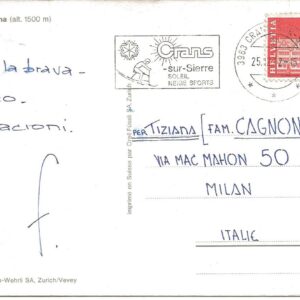 CRANS-MONTANA - La nuit - 25/12/72