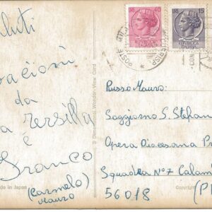 PICCHIO - Cartolina olografica - 01/07/74