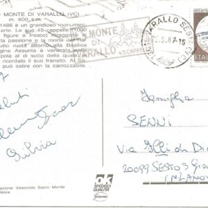 VARALLO - Il Sacro Monte - 23/05/87
