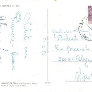 PASSO DEL TONALE - Panorama - 07/12/70