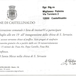 CASTELLINALDO - Chiesa di S. Gervasio