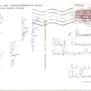 BOSCOCHIESANUOVA - Valdiporro - Istituto Comboniani Missioni Africane - 13/07/73