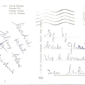 PREDAZZO - Val di Fiemme - 06/11/62