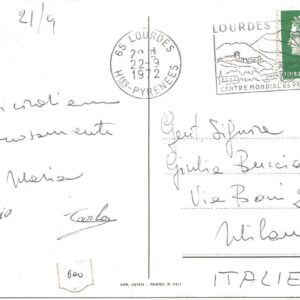 LOURDES - La Grotta - 22/09/72
