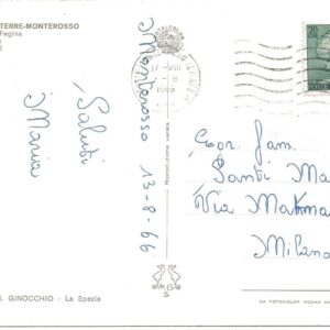 MONTEROSSO - La Spiaggia Fegina - 13/08/66