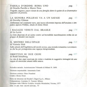 Selezione del Reader's Digest - Anno V - n° 9-10 - 09-10/77