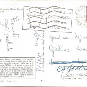 ETNA - Cascata del magma fluido lungo la discesa a Valle - 25/08/73
