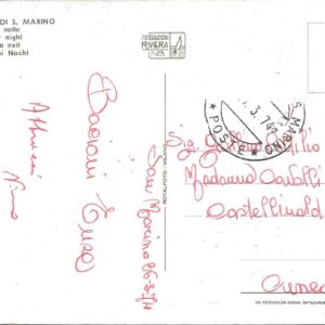REPUBBLICA DI S.MARINO - Prima Torre di Notte - 26/03/74