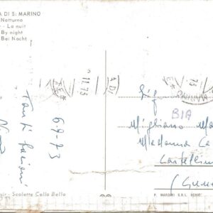 REPUBBLICA DI S.MARINO - Prima Torre - Notturno - 06/09/73