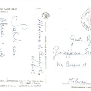 MADONNA DI CAMPIGLIO - Panorama - 26/08/73