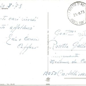 VILLARETTO - Chisone e fraz. Ghisolle - 21/08/73
