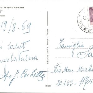 ISOLE BORROMEE - Veduta Panoramica - 19/08/69