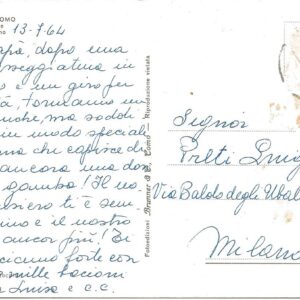 LAGO DI COMO - Cartina - 13/07/64