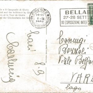 FIRENZE - La Cattedrale e il Campanile di Giotto - 08/09/52