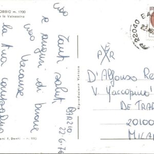 PIANI DI BOBBIO - Sullo Sfondo la Valsassina - 23/06/76