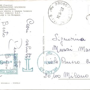 PINZOLO - Monumento a Nepomuceno  Bolognini - 27/08/74