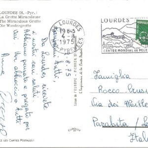 LOURDES - La grotta Miracolosa - 04/08/75