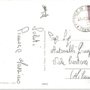 COGOLO - Saluti dalle Dolomiti Trentine - 21/07/71