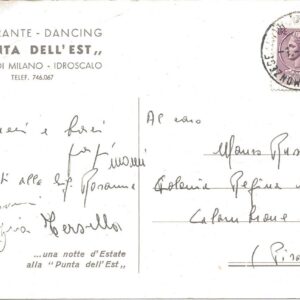 MILANO - Ristorante Dancing Punta dell'Est - 07/08/72