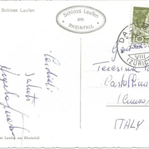 SCHAFFHAUSEN - Rheinfall mit Schloss Laufen - 09/08/59