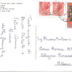 FIRENZE - Galleria degli Uffizi - L'Adorazione dei Magi - 20/12/79