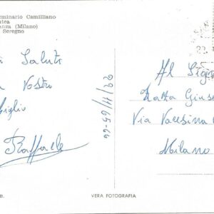 BESANA BRIANZA - Cappella Seminario Camilliano Villa Viscontea - 22/11/66