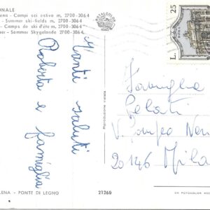 PASSO DEL TONALE - Ghiacciaio Presena - Campi Sci Estivo - 26/11/74