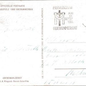 OBERAMMERGAU - Passionsspiele 1960