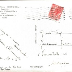 BORDIGHERA - Chiesa di S. Ampeglio - 31/12/53