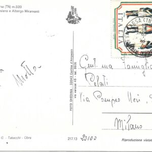 OBRA DI VALLARSA - Soggiorno Salesiano e Albergo Miramonti - 08/08/74