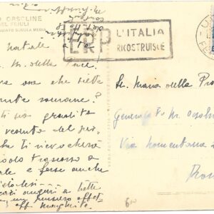 CIVIDALE DEL FRIULI - Istituto Orsoline - Pergolo Loggiato Scuola Media - 21/03/50
