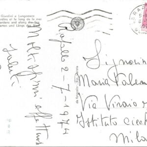 RAPALLO - Giardini e Lungomare - 02/07/74