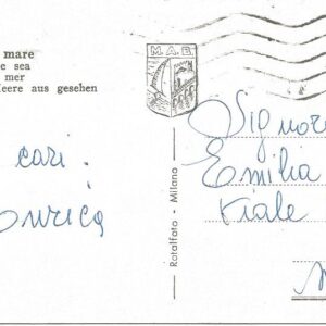 TORRE PEDRERA - Hotel Graziella visto dal mare - 08/07/65